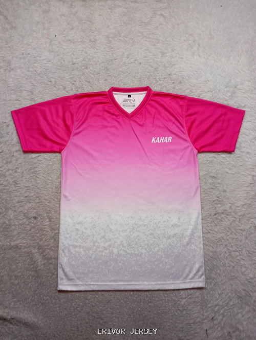 Desain Kaos Keren: Gradasi Pink