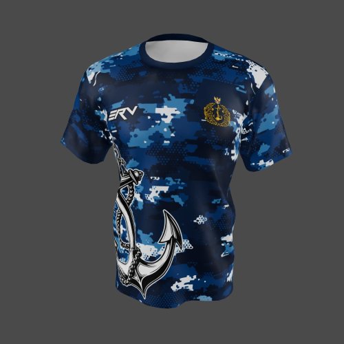 Jersey Angkatan Laut Camouflage Jangkar