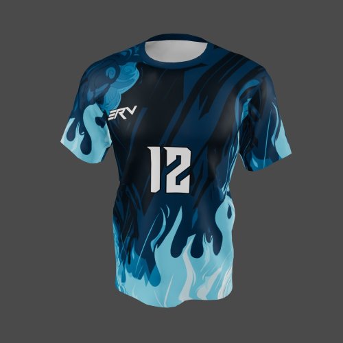 Jersey Basket Api Biru