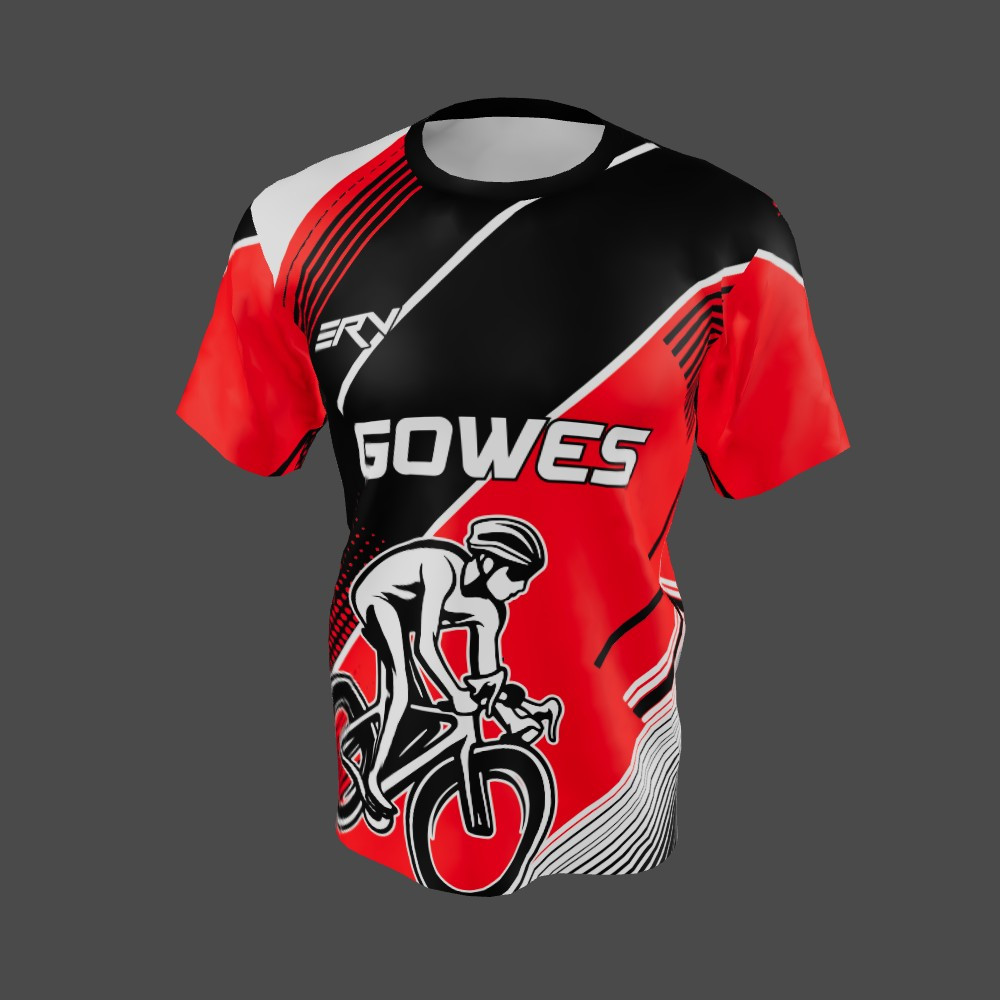 Jersey Gowes Geometric Dinamis