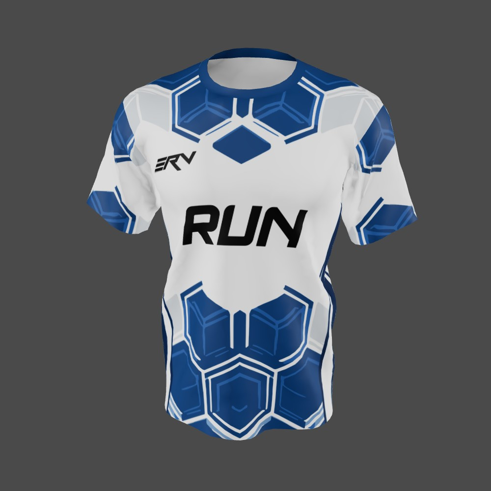 Jersey Lari Geometric Modern Honeycomb