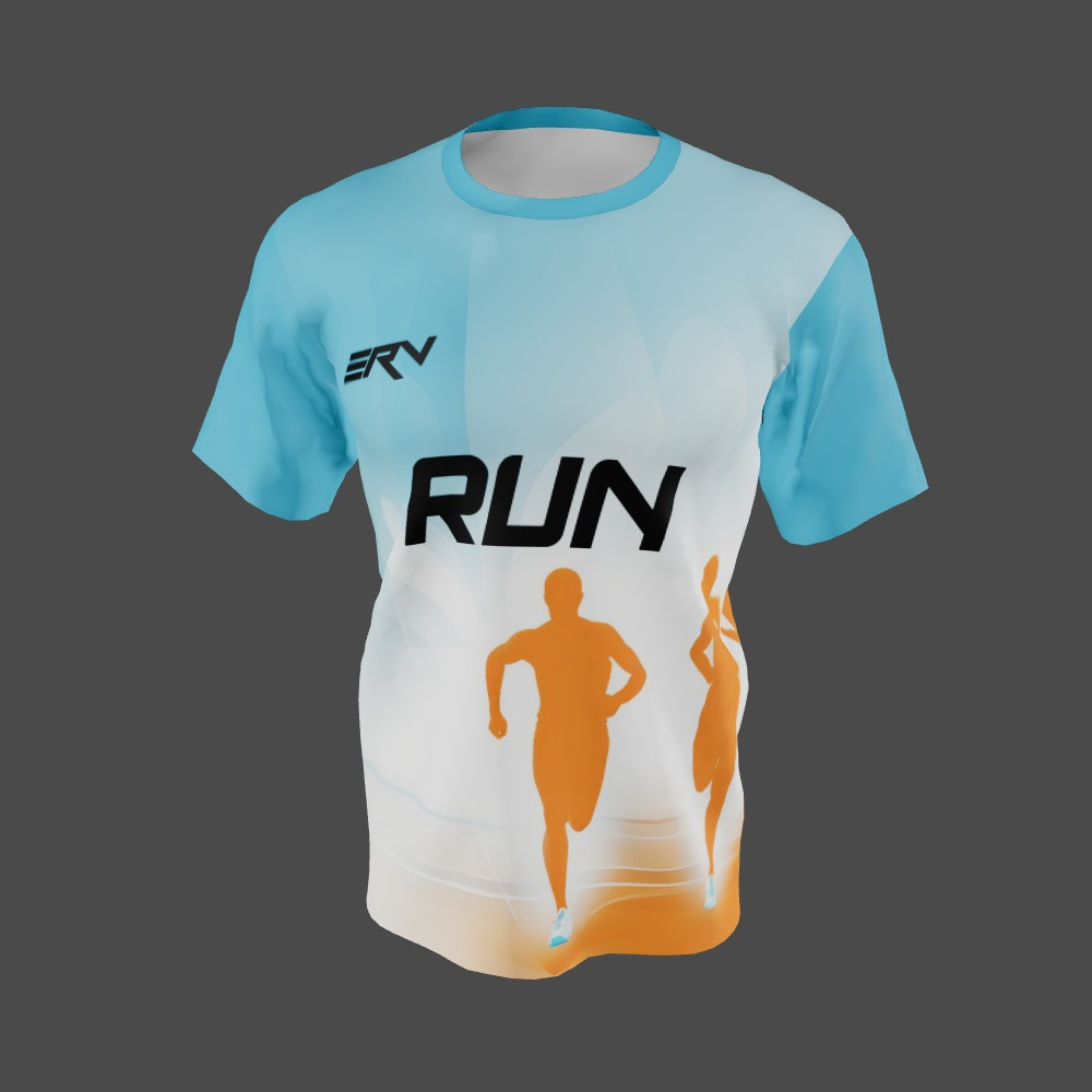 Jersey Lari Modern dengan Desain Atletik