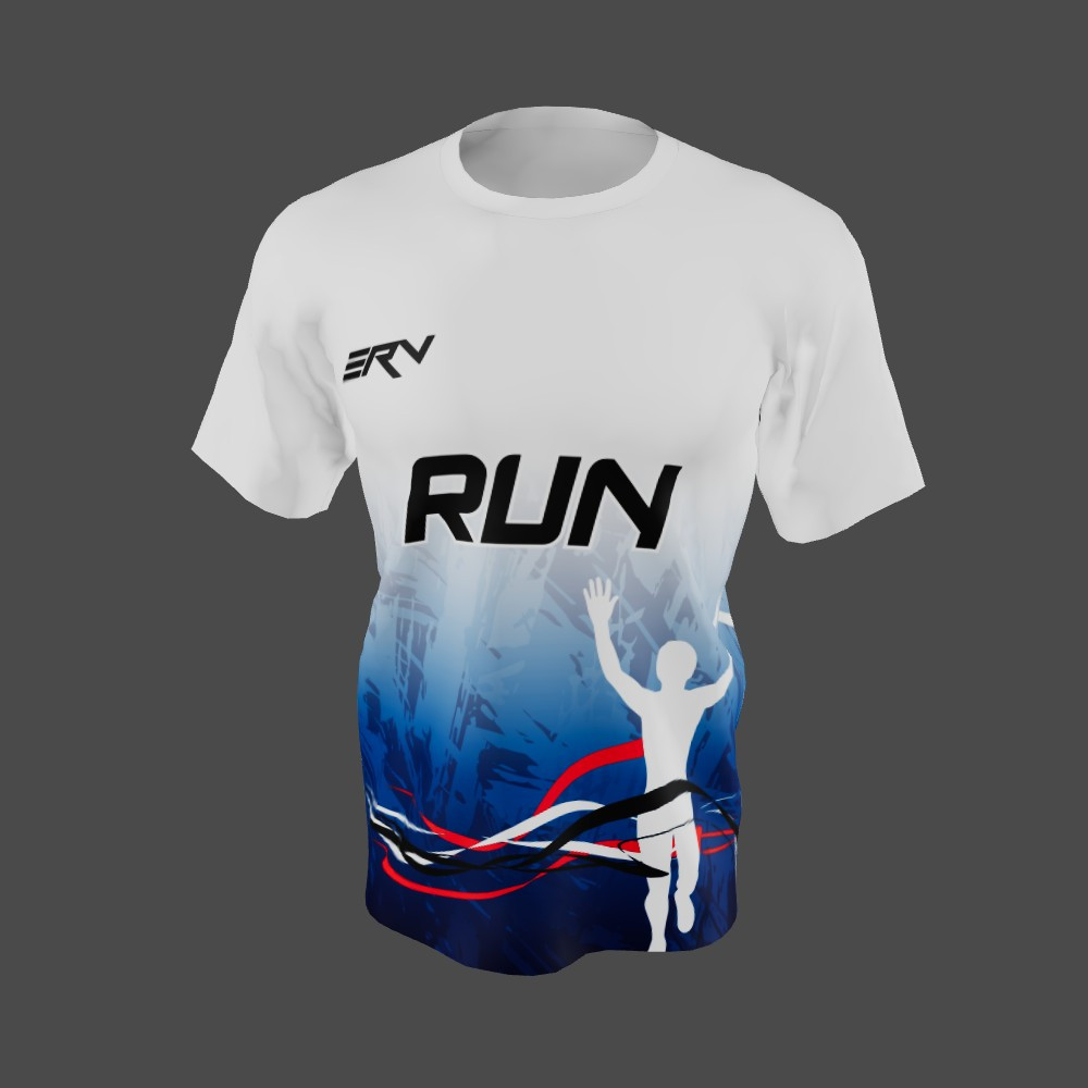 Jersey Lari Modern dengan Desain Dinamis