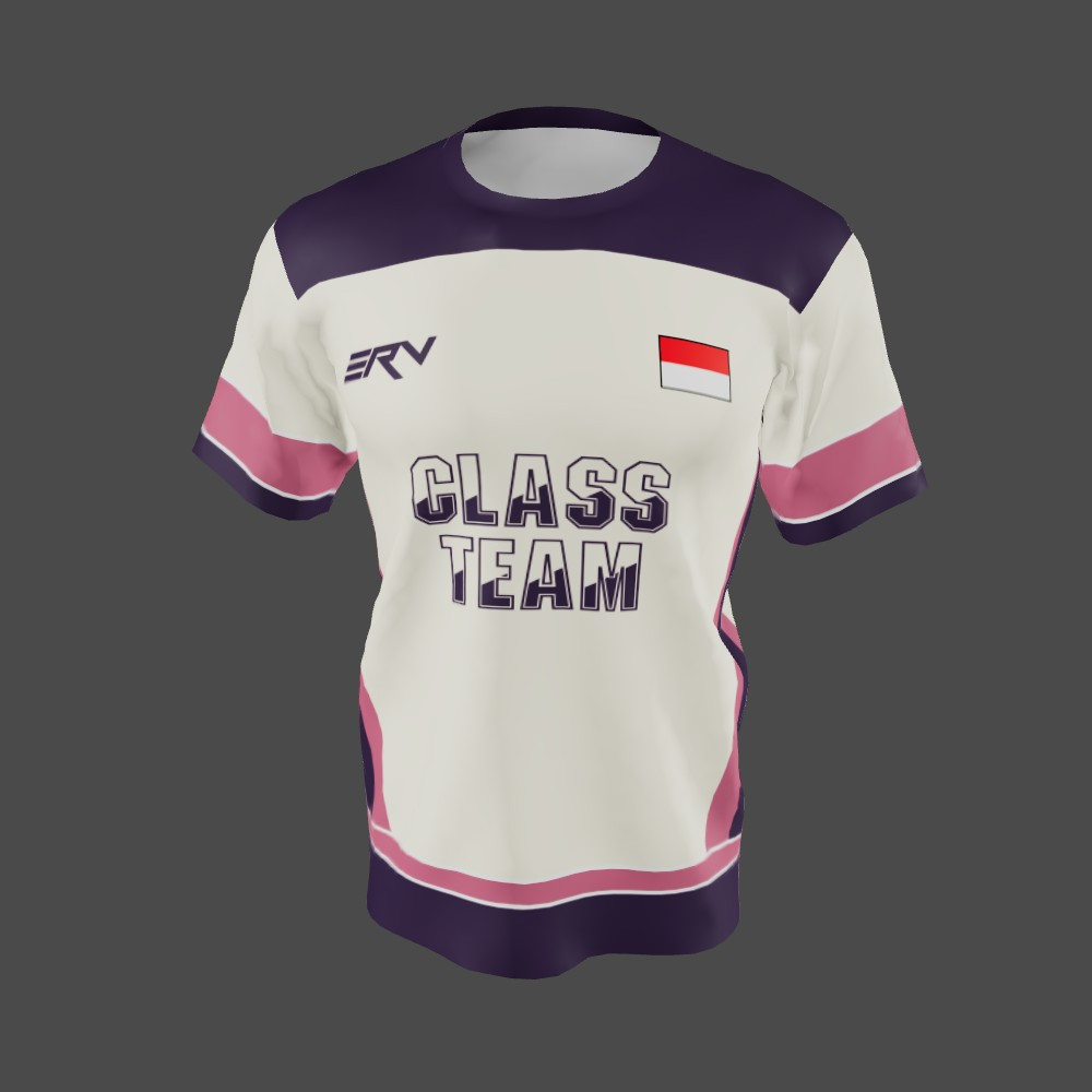 Jersey Olahraga Class Team - Kombinasi Elegan