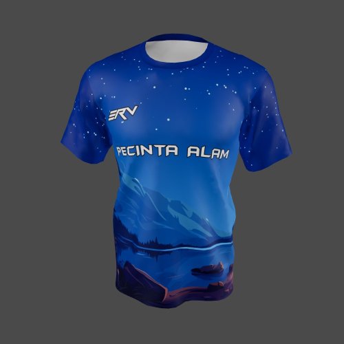 Jersey Pecinta Alam Landscape Malam