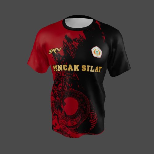 Jersey Pencak Silat Wayang Merah Hitam