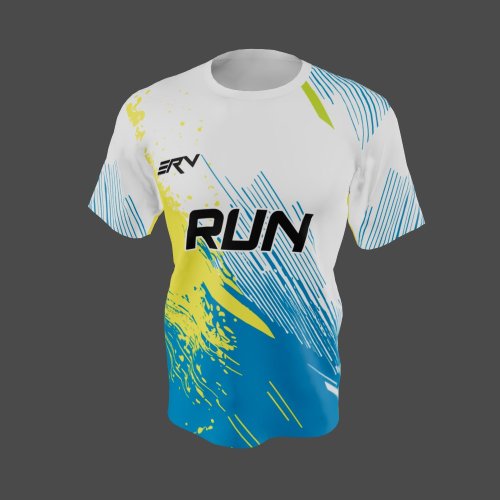 Jersey Run Modern dengan Aksen Abstrak