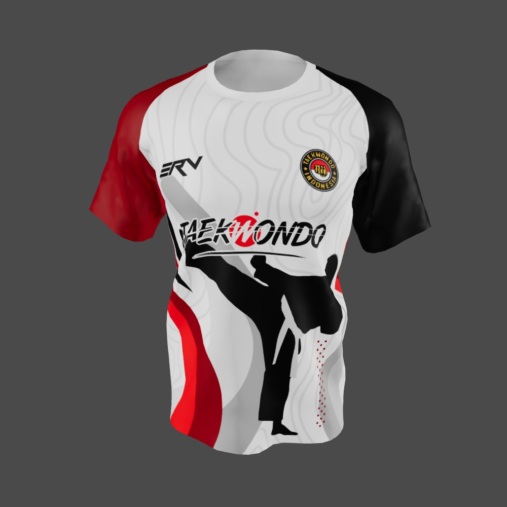 Jersey Taekwondo Modern Geometric