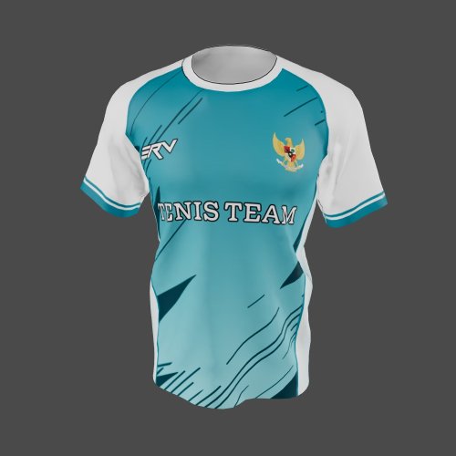 Jersey Tenis Team Indonesia Modern Gradasi