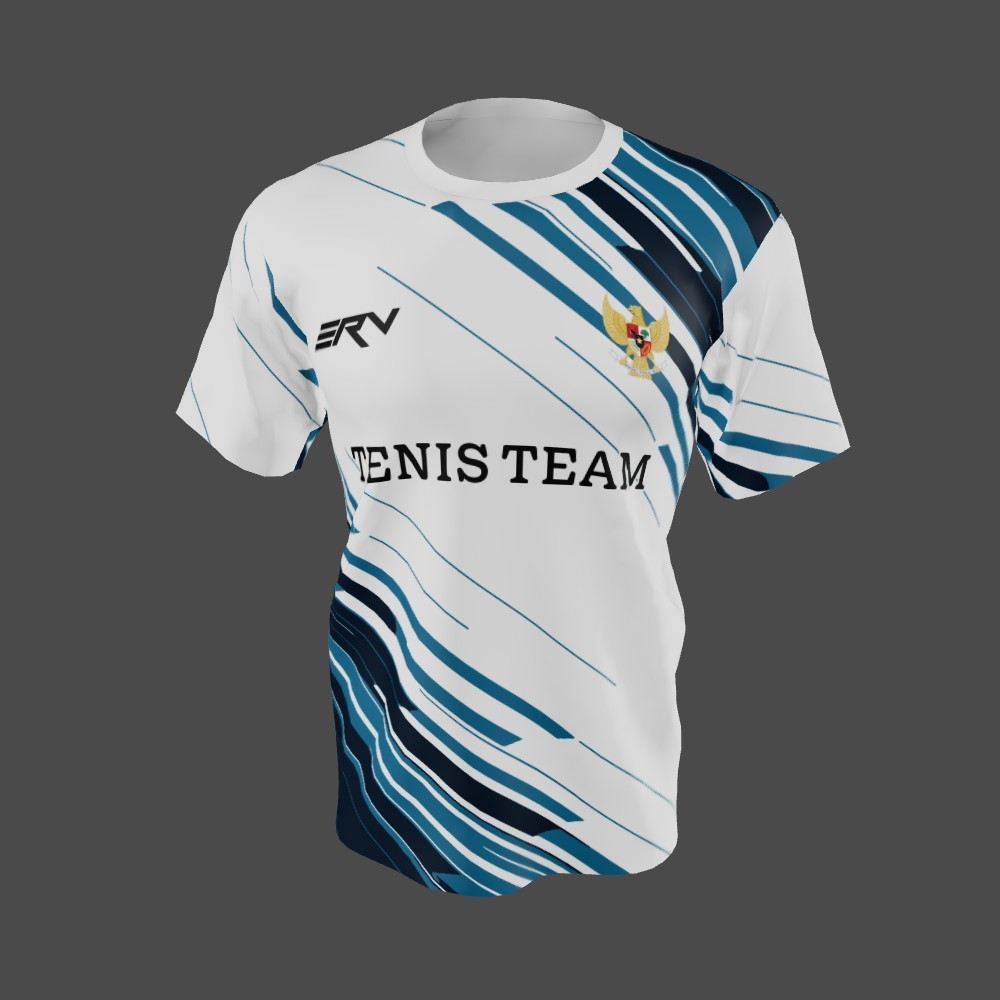 Jersey Tenis Team Modern Geometric