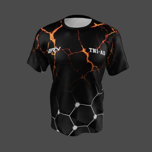 Jersey TNI-AD Geometric Api